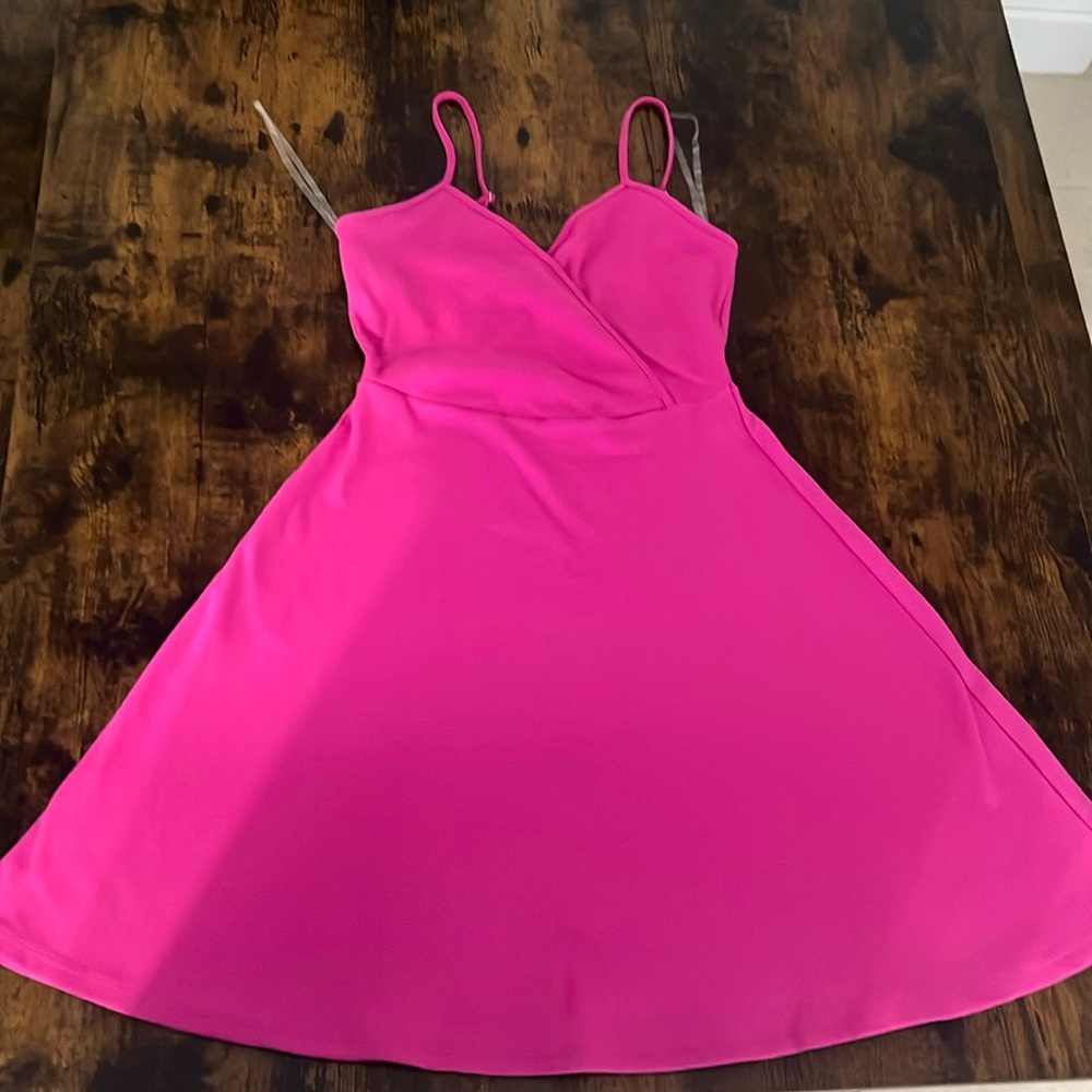 Wild Fable - Hot Pink Fucsia Summer Dress - Size S - Triangle Top Adjustable
